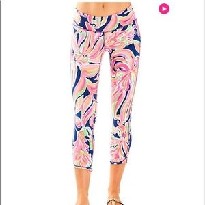 Luxletic Crop Leggings in Banana Flambe